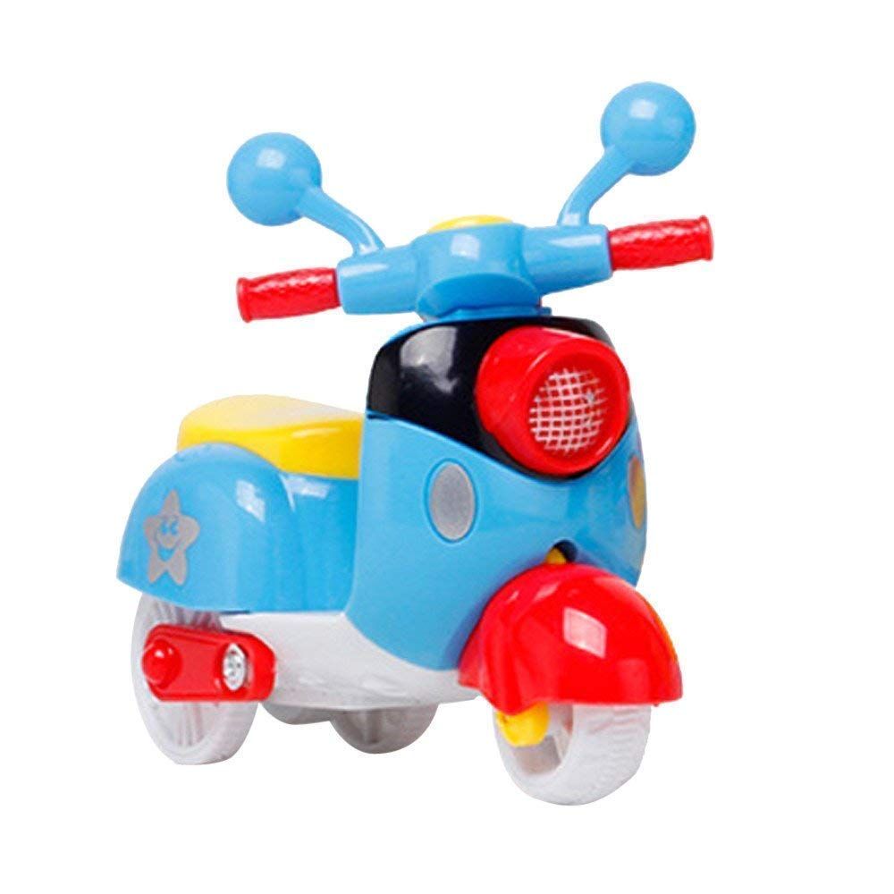 Plastic Mini Scooter Bright Color Toys for Kids