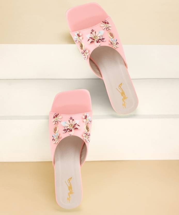 Women Pink Heels Sandal - Horizon Bliss