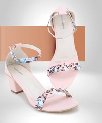 Women Pink Heels Sandal - Horizon Bliss