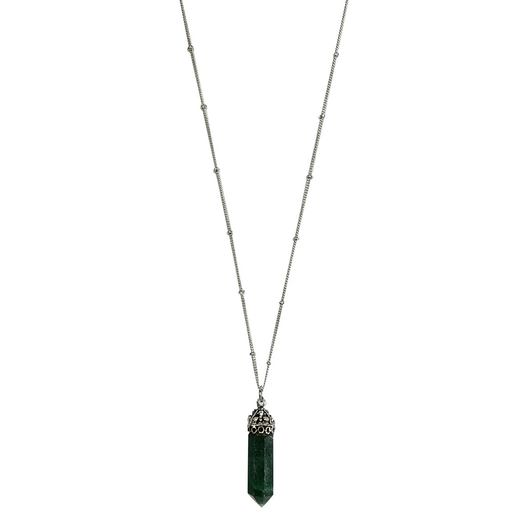 Aventurine Crystal Necklace - Horizon Bliss