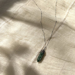 Aventurine Crystal Necklace - Horizon Bliss