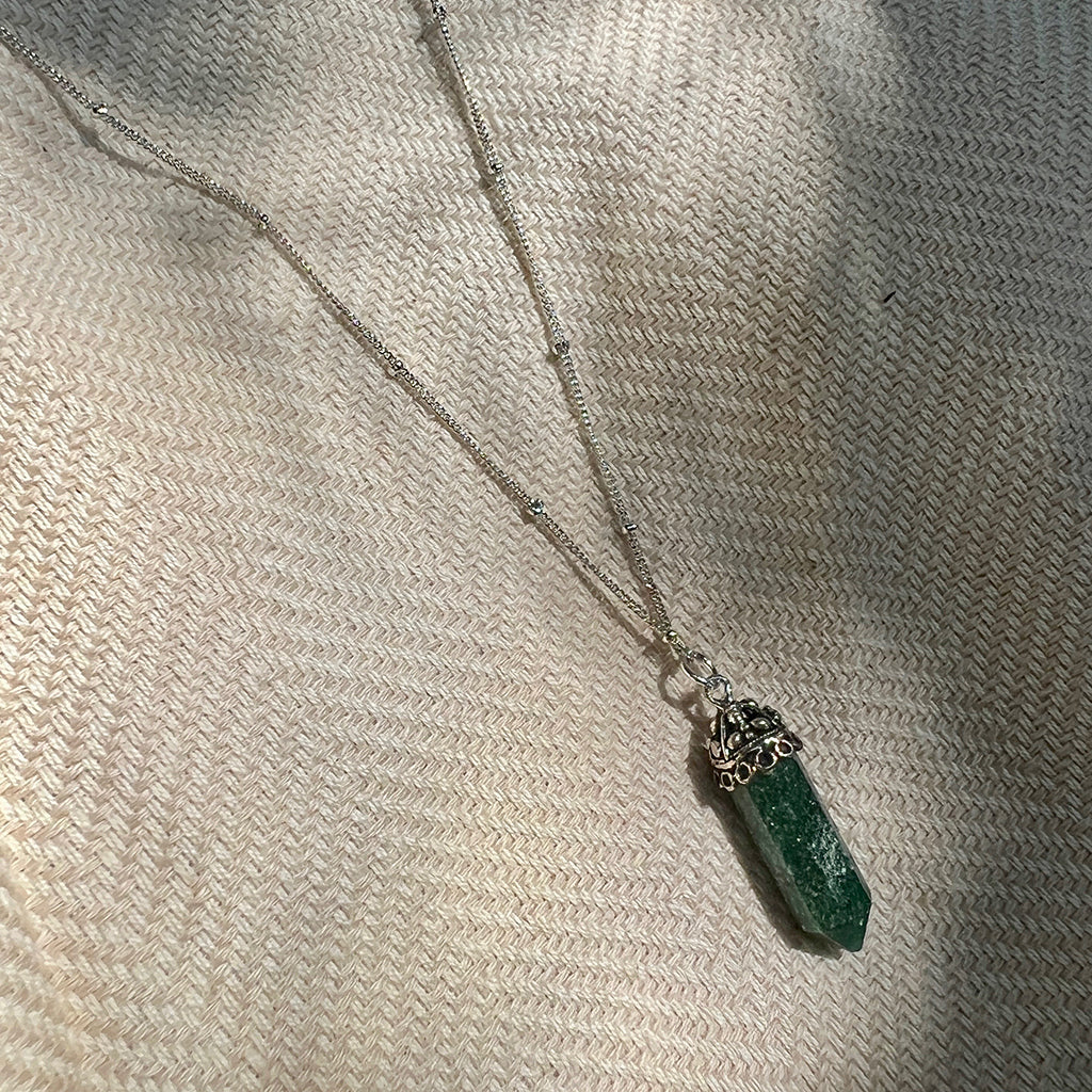 Aventurine Crystal Necklace - Horizon Bliss