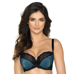 Half Padded Bra Full Figure Cups Gorteks Ariel - Horizon Bliss