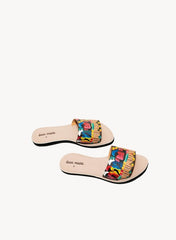 Hand Painted Slide Sandal - Horizon Bliss