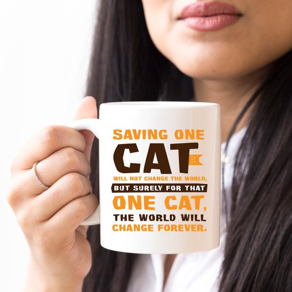 Cat Lover Gift Mug Cat Mug Cat Gift for Her Cat