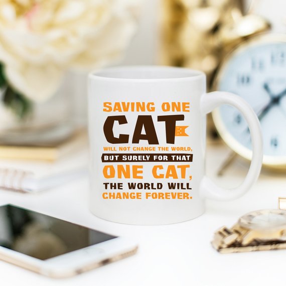 Cat Lover Gift Mug Cat Mug Cat Gift for Her Cat