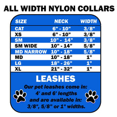 Pet Dog & Cat Nylon Collar or Leash, "Tackle Breast Cancer"