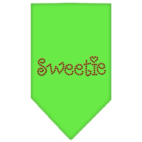 Pet and Dog Bandana Rhinestone, "Sweetie"