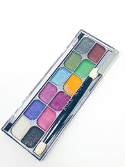 Makeup - 12 Rich Pigment Eye Shadow Palette X2 - Horizon Bliss