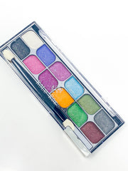 Makeup - 12 Rich Pigment Eye Shadow Palette X2 - Horizon Bliss