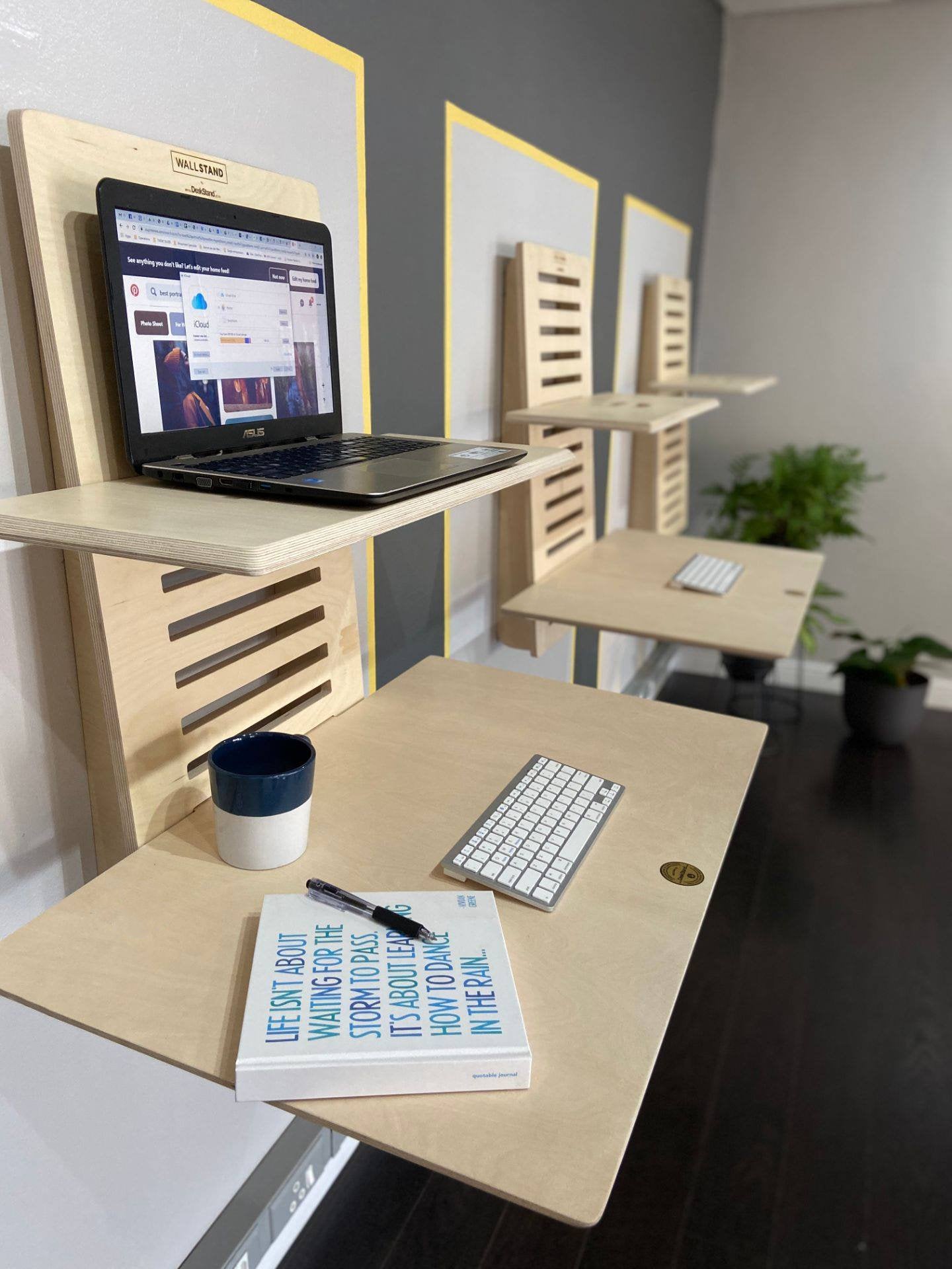 WallStand - Adjustable Wall-mounted Standing Desk - Horizon Bliss