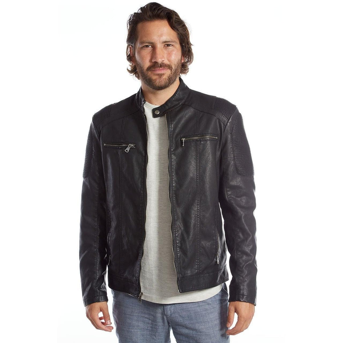 Justin Vegan Leather Jacket - Horizon Bliss