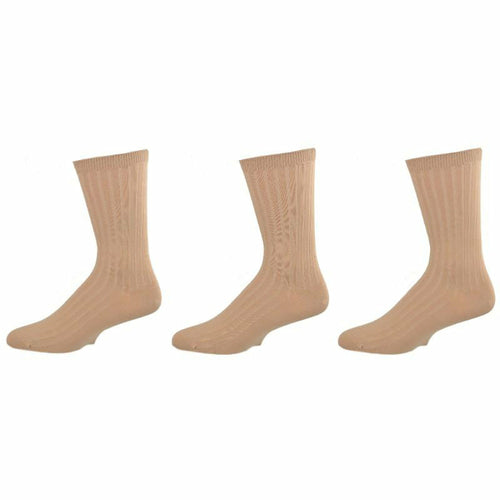 Big Boys & Girls (Unisex) Classic Dress Uniform Ribbed Crew Socks - Horizon Bliss