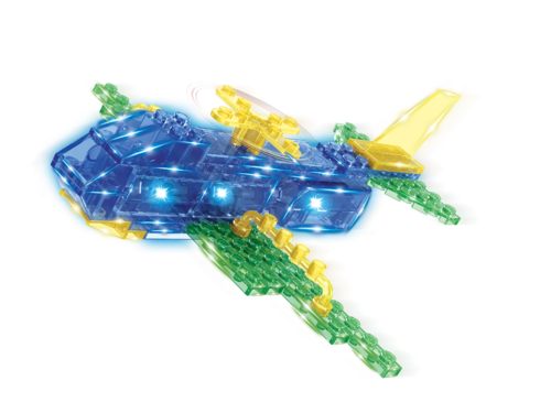 Zummy Gleam Bricks 55 Pieces 3 in 1 Helicopter Toy