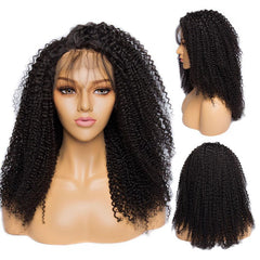 13x4 Afro Kinky Curly Lace Front Human Hair Wigs - Horizon Bliss