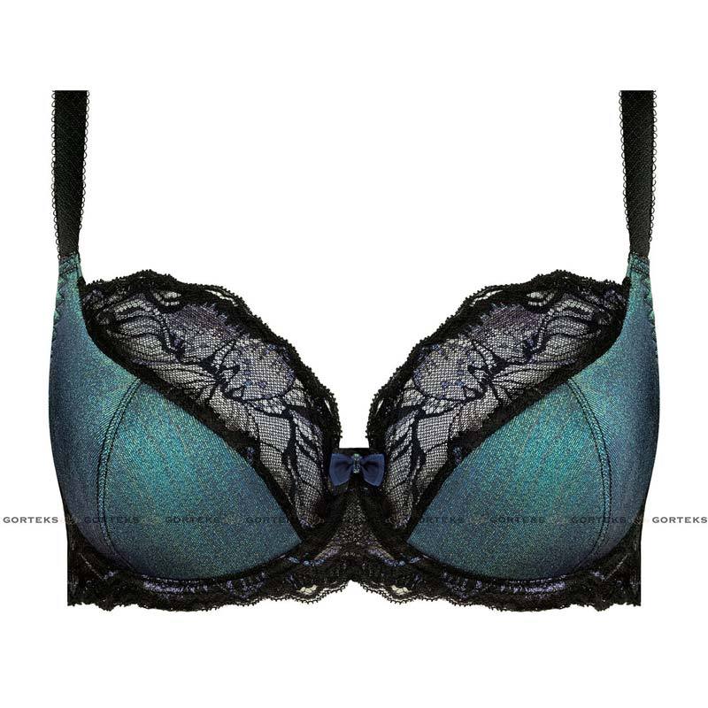 Half Padded Bra Full Figure Cups Gorteks Ariel - Horizon Bliss