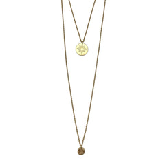 Layered North Star Bullet Necklace - Horizon Bliss