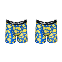 Men's Lemon Boxer Brief Underwear | 2 Pack - Horizon Bliss