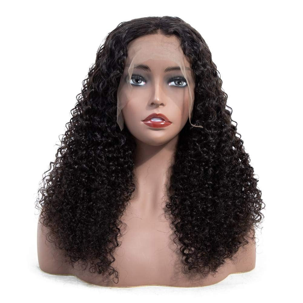 13x1x4 Jerry Curl 13x1x6 T part Lace Transparent Human Hair Wigs 180% - Horizon Bliss