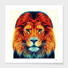 Lion - Colorful Animals  Frame