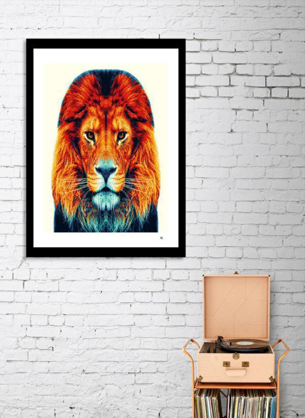 Lion - Colorful Animals  Frame