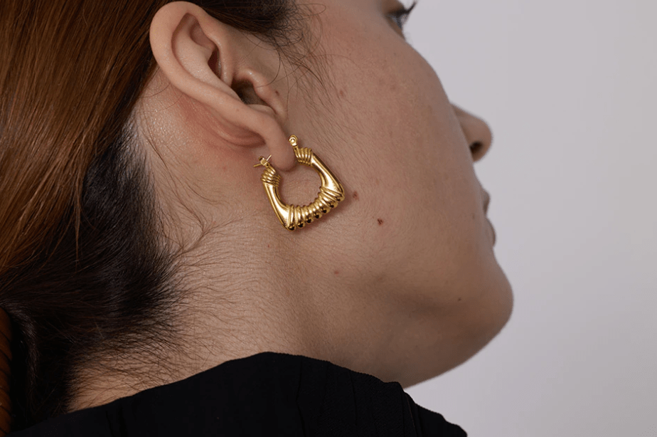 Valentina - Square Statement Hoops