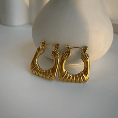 Valentina - Square Statement Hoops