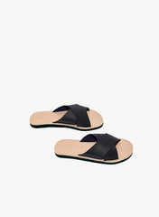 Men's Criss Cross Leather Sandal - Horizon Bliss