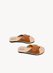 Men's Criss Cross Leather Sandal - Horizon Bliss