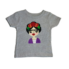 Frida - Kids Shirt - Pink and Gray