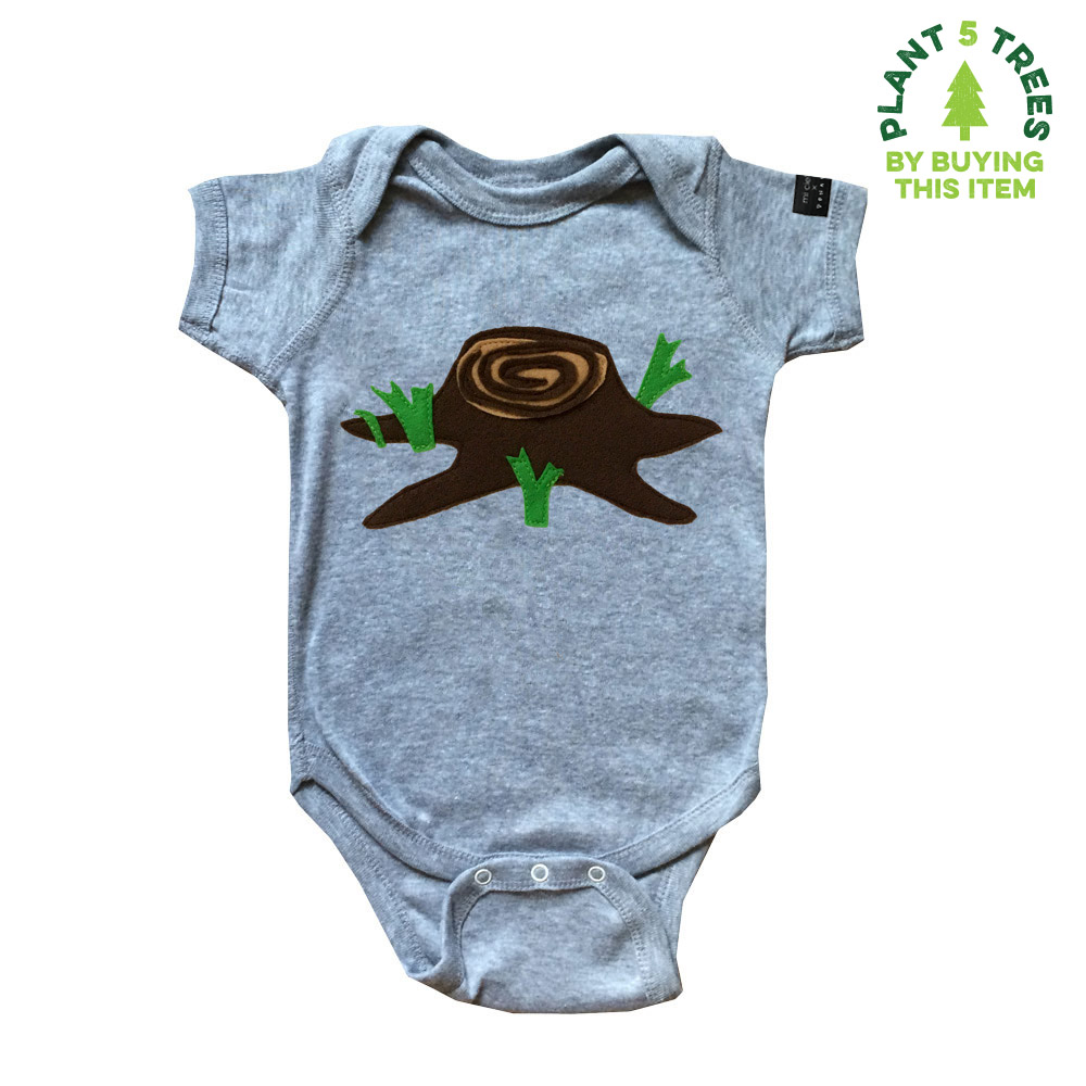 Giving Tree -Baby Bodysuit - mi cielo x Donald Robertson - Horizon Bliss