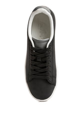 Minky Lace Up Casual Sneakers