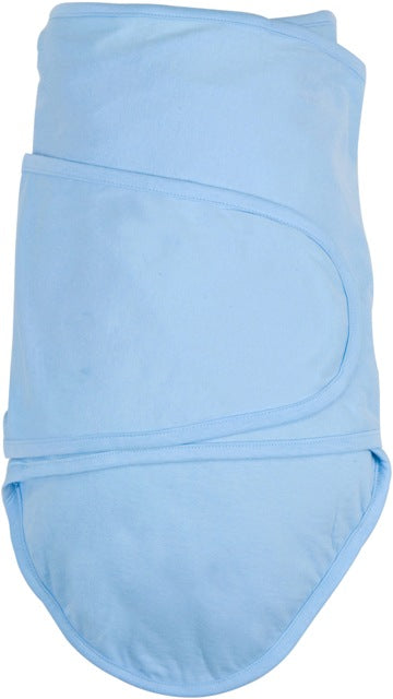 Miracle Blanket 15799 Solid Blue Baby Swaddle Blanket - Horizon Bliss