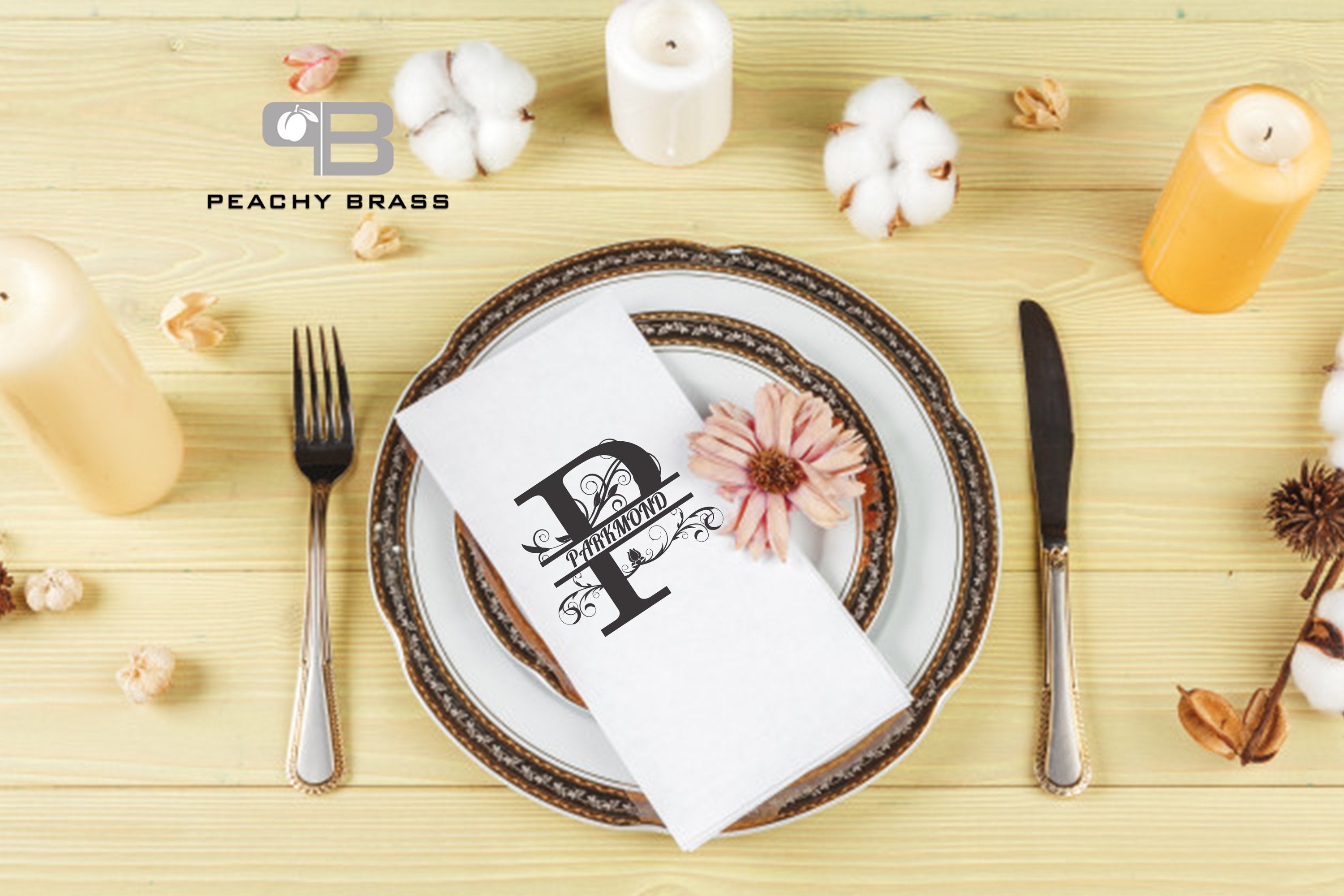 Personalized Cloth Napkins - Horizon Bliss