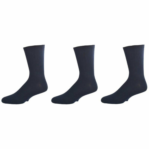 Big Boys & Girls (Unisex) Classic Dress Uniform Ribbed Crew Socks - Horizon Bliss