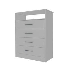 Dresser Atlanta, Four Drawers, White Finish - Horizon Bliss