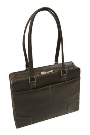 Piel 2770-CHC Chocolate Hardside Shoulder Tote - Horizon Bliss