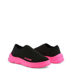 Neon Pink Slip-On Shoes - Horizon Bliss