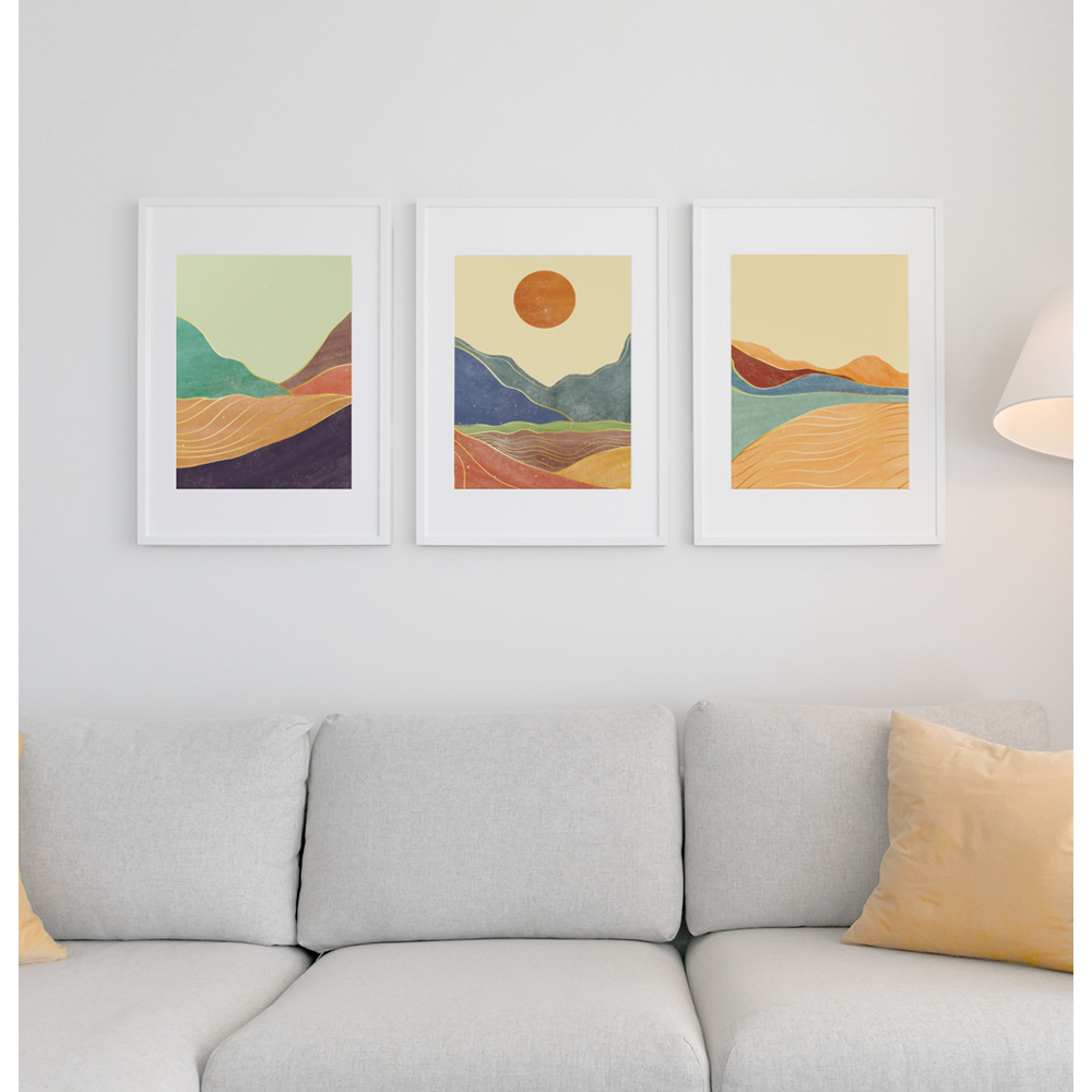 Toscana Landscape Premium Matte vertical posters - Horizon Bliss