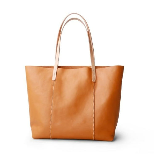 Genuine Leather Simple Tote