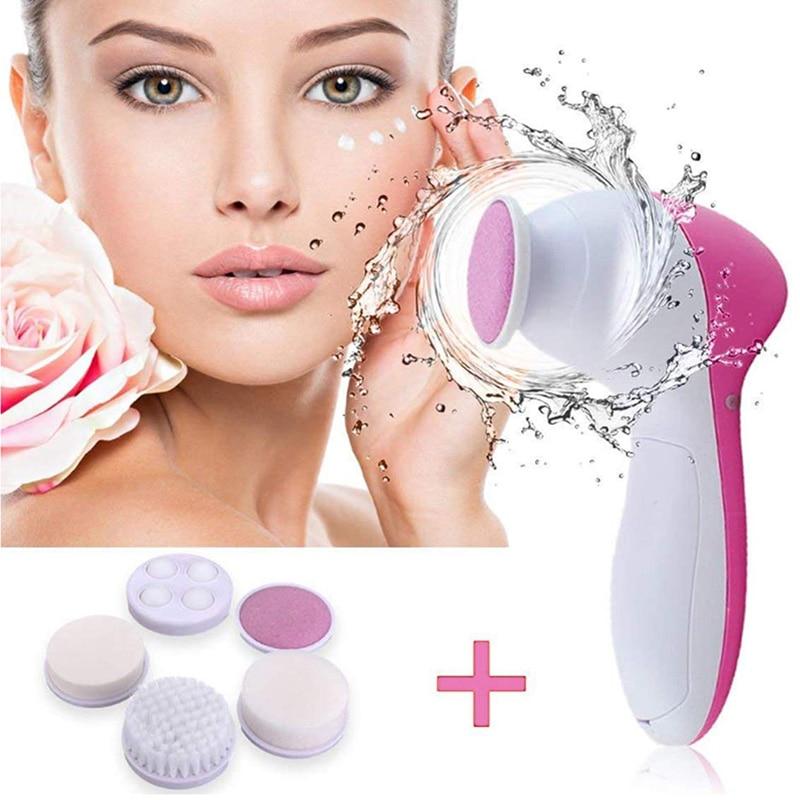 5 in 1 Face Massage Cleansing Brush Set - Horizon Bliss