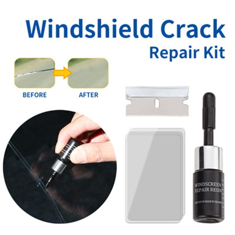 Auto Glass Windshield Repair Tool Set 5 Bottles Set - Horizon Bliss