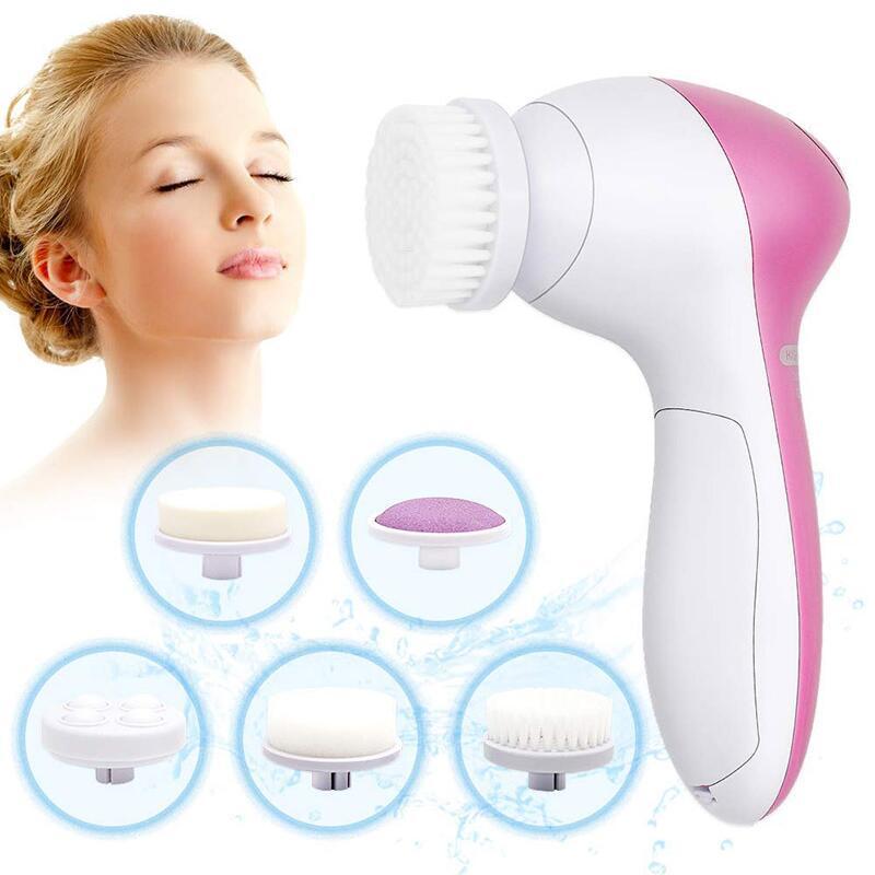 5 in 1 Face Massage Cleansing Brush Set - Horizon Bliss