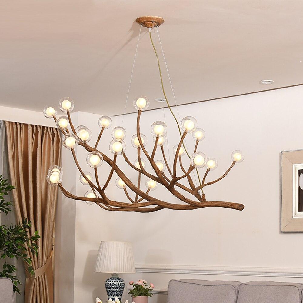 Nordic LED Branch Chandelier Lights Living room Lamps Modern Molecular