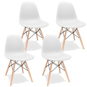 2882Home™ Mid-Century Modern Dining Chair DAW Shell  - 4PCS/SET