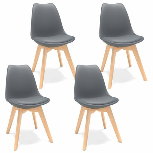 2882Home™ Mid-Century Modern Dining Chair DAW Shell  - 4PCS/SET