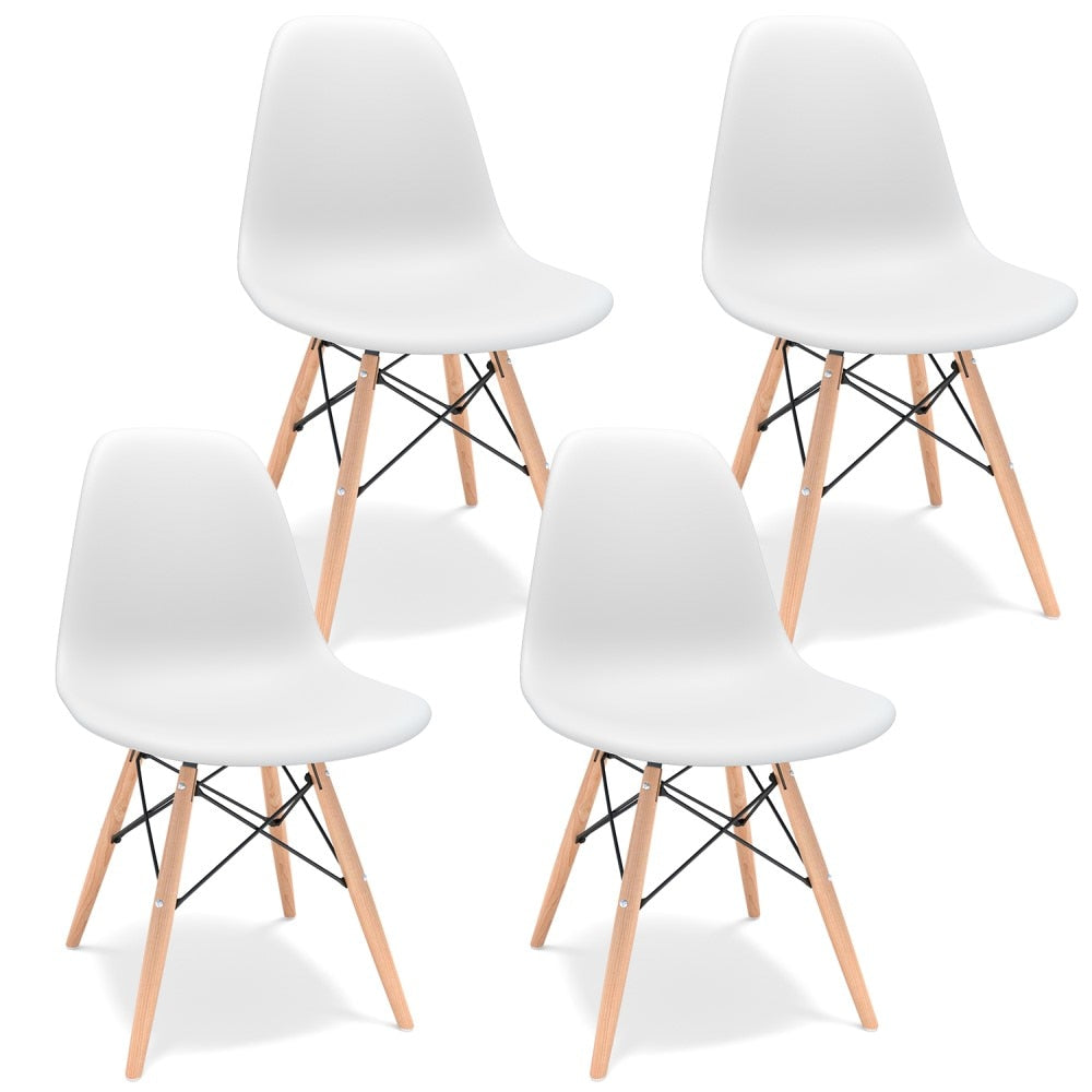 2882Home™ Mid-Century Modern Dining Chair DAW Shell  - 4PCS/SET