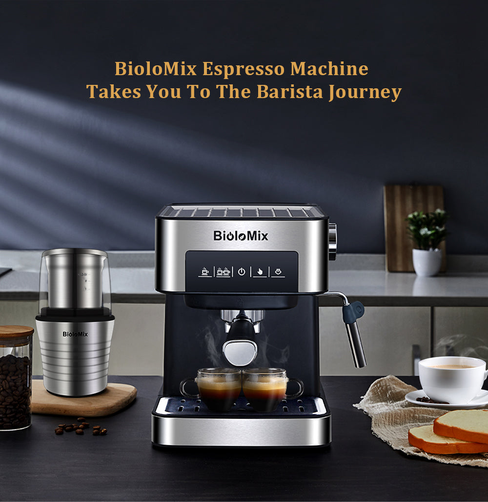 20 Bar Italian Type Espresso Coffee Maker Machine with Milk Frother - Horizon Bliss