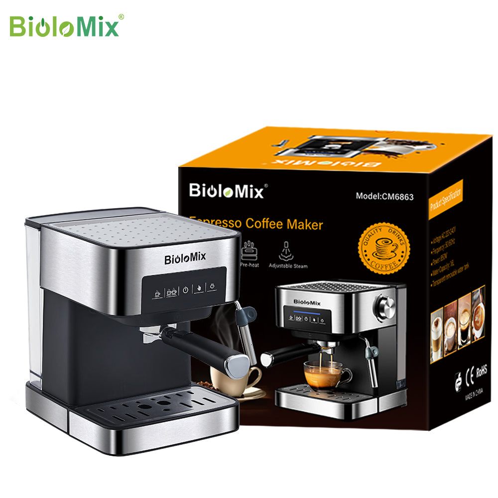 20 Bar Italian Type Espresso Coffee Maker Machine with Milk Frother - Horizon Bliss