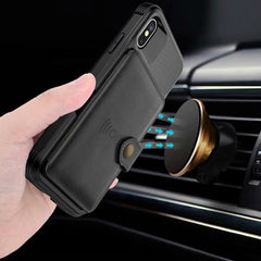 360 Protection Magnetic Leather Wallet Armor Case for iPhone - Horizon Bliss